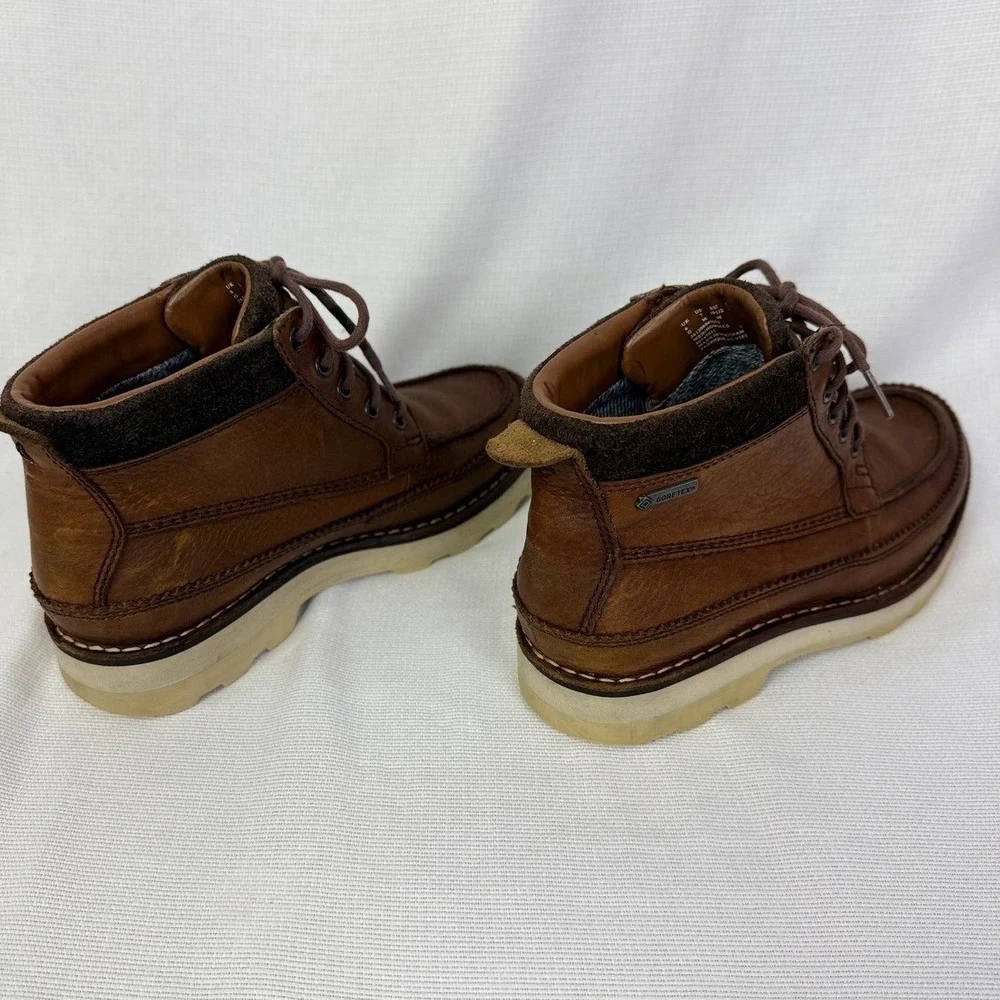 Clarks Leather Ankle‎ Boots Gore-Tex Waterproof Casual Brown Mens Size 7